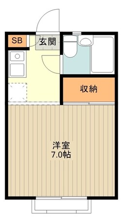 パーシモン国立の物件間取画像